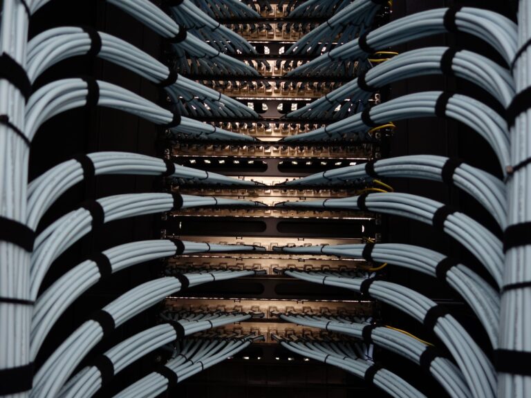 Cable management during office relocation